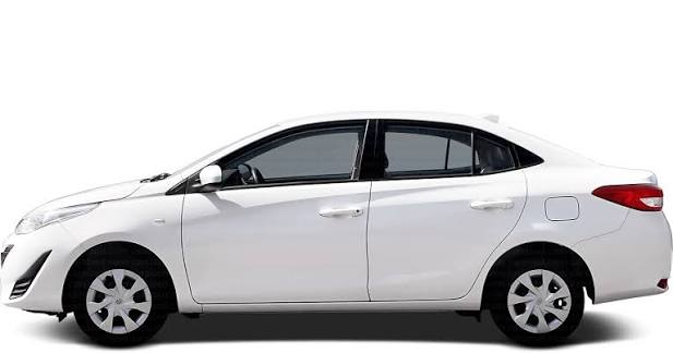 Toyota Yaris SIde Profile Image - Daewoo Rent a Car